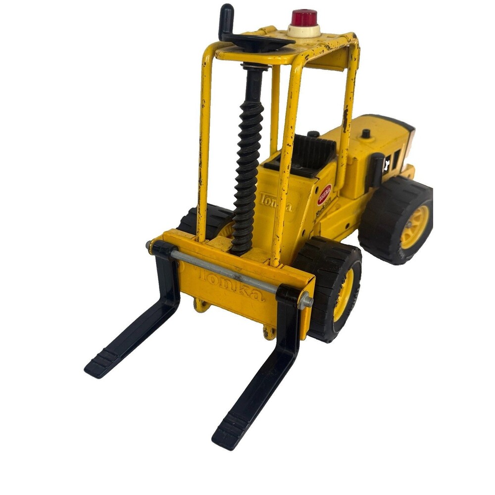 Vintage Tonka Forklift 52900 XR-101 Pressed Steel Construction Toy 1970s